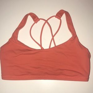 Lululemon Orange Sports Bra
